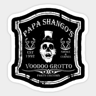 Papa Shango's Voodoo Grotto Sticker